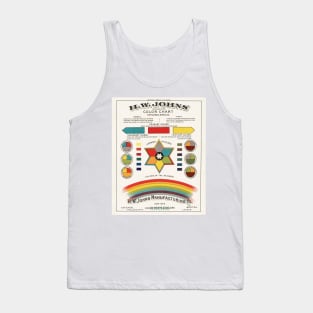 H.W.Johns Vintage Color Chart Tank Top